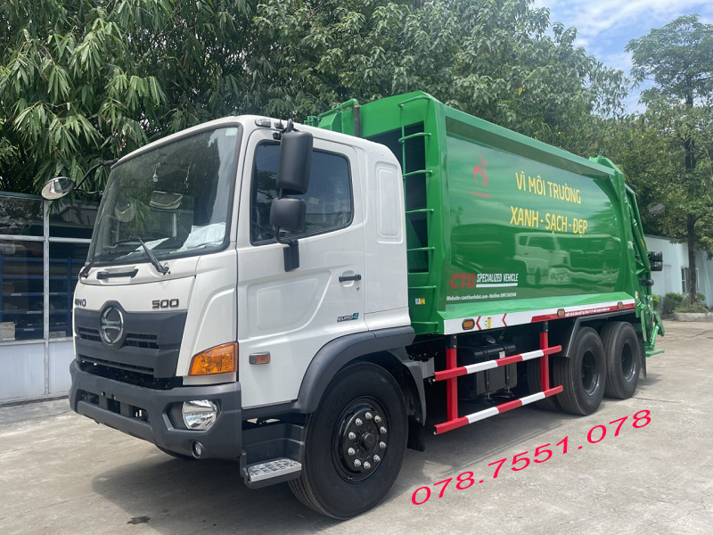 xe ép rác 22 khối HINO FM (Ảnh 1)