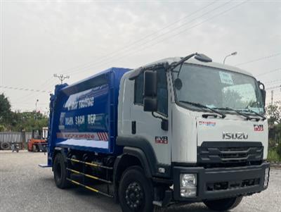 xe cuốn ép rác 14 khối ISUZU E5