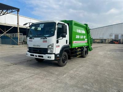 xe cuốn ép rác 9 khối ISUZU E5