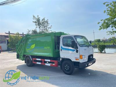 xe cuốn ép rác 9 khối HYUNDAI