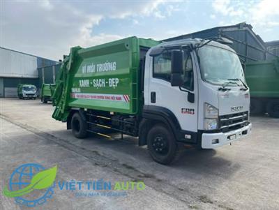 xe cuốn ép rác 9 khối ISUZU E5