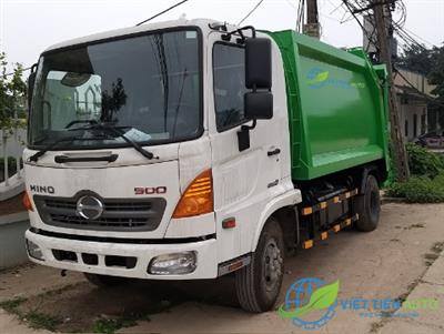 xe cuốn ép rác 9 khối HINO