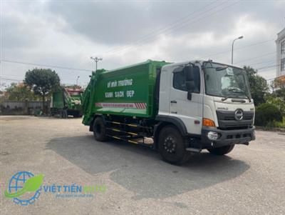xe cuốn ép rác 14 khối HINO E5