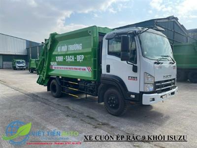 Xe ép rác 9 khối tải trọng 4 tấn