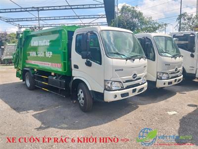Xe ép rác 6 khối tải trọng 2 tấn