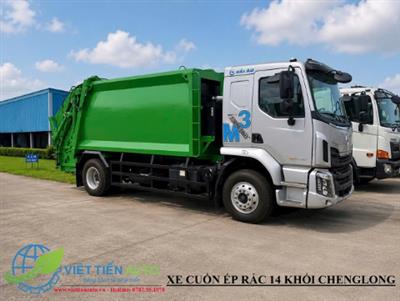 Xe ép rác 14 khối tải trọng 6 tấn